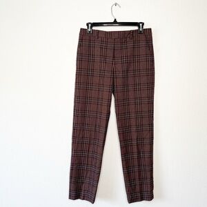 IENA Y2K Check Stick Plaid Preppy Workwear Pants Size 38 Medium Preppy Academia
